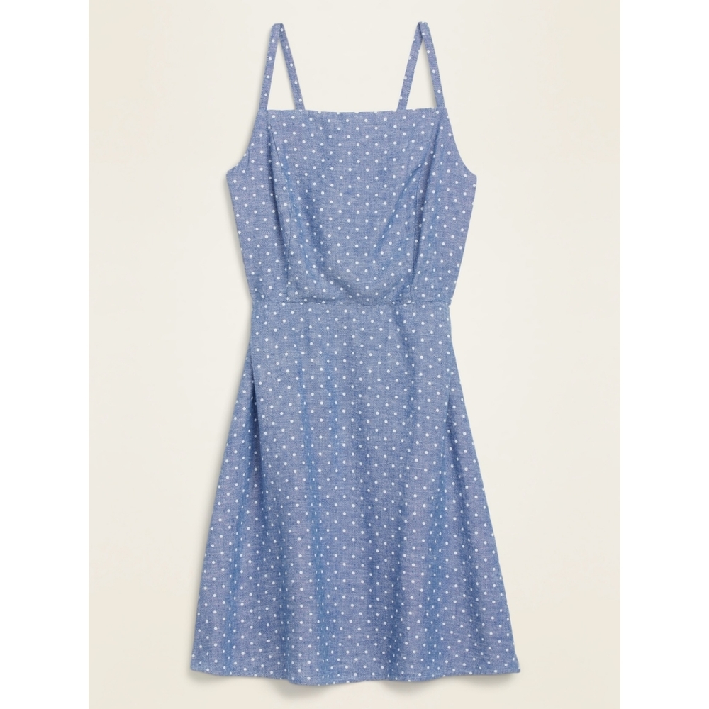 Old Navy Polka Dot Fit & Flare Flirty Dress 4X